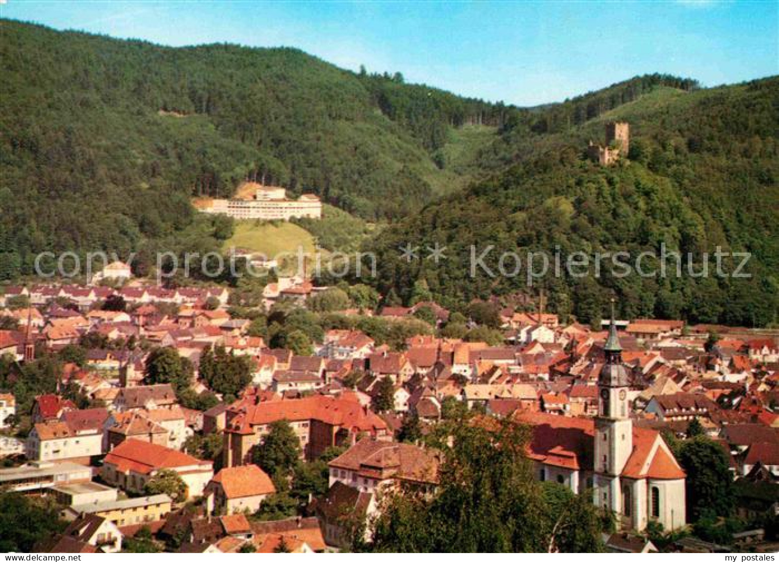 72771591 Waldkirch Breisgau Mit Kastelburg Und Bruder Klaus Krankenhaus Waldkirc - Sonstige & Ohne Zuordnung