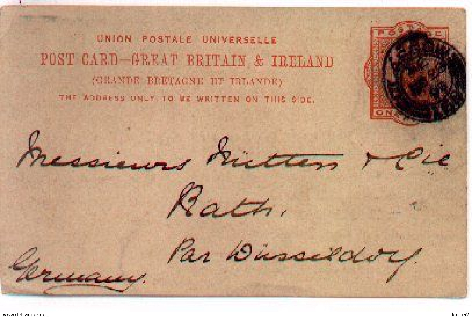 Post Card Gran Bretaña-Irlanda. Entero Postal. 7-628 - Non Classés