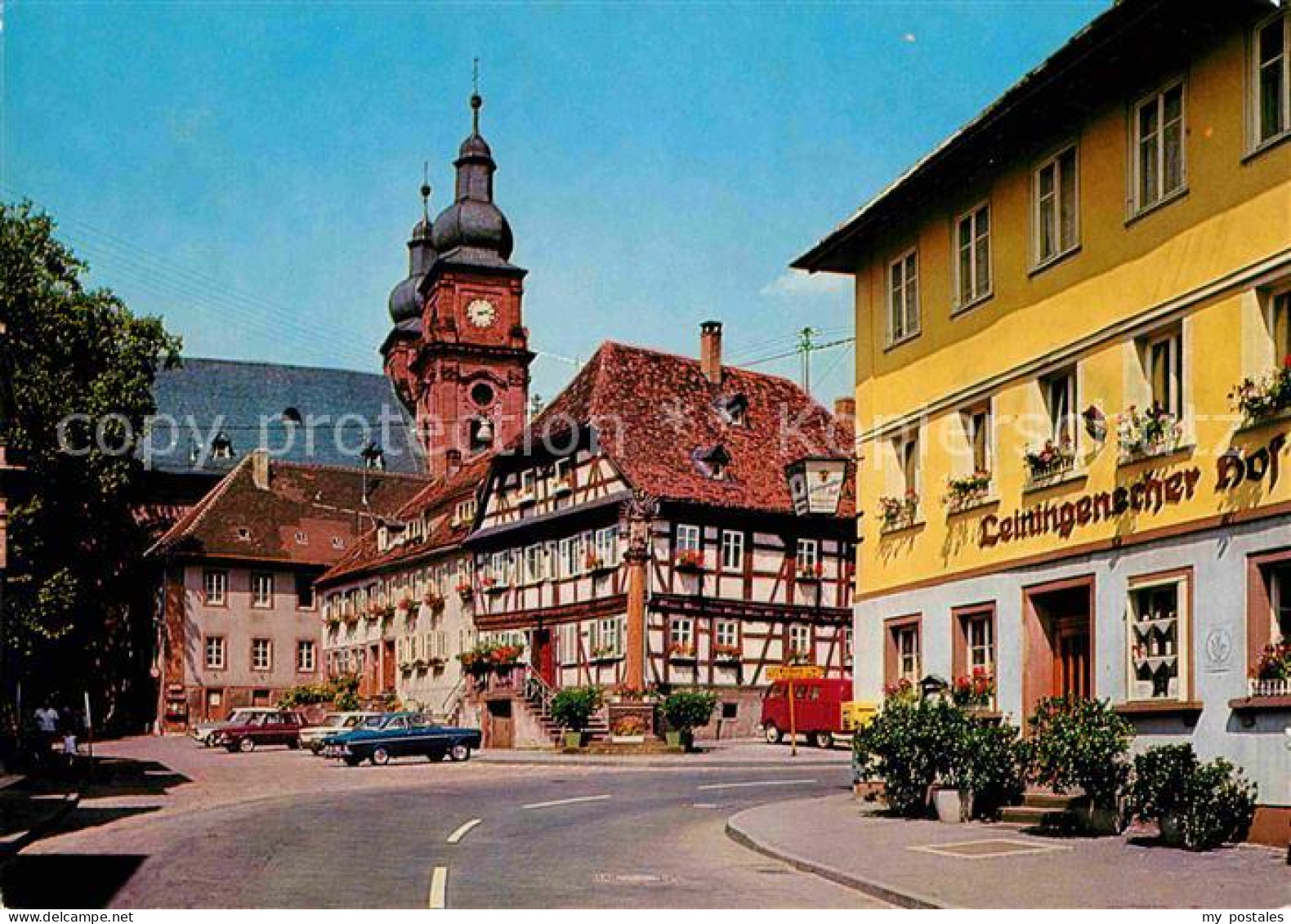 72771558 Amorbach Marktplatz Mit Pfarrkirche St Gangolf Amorbach - Amorbach