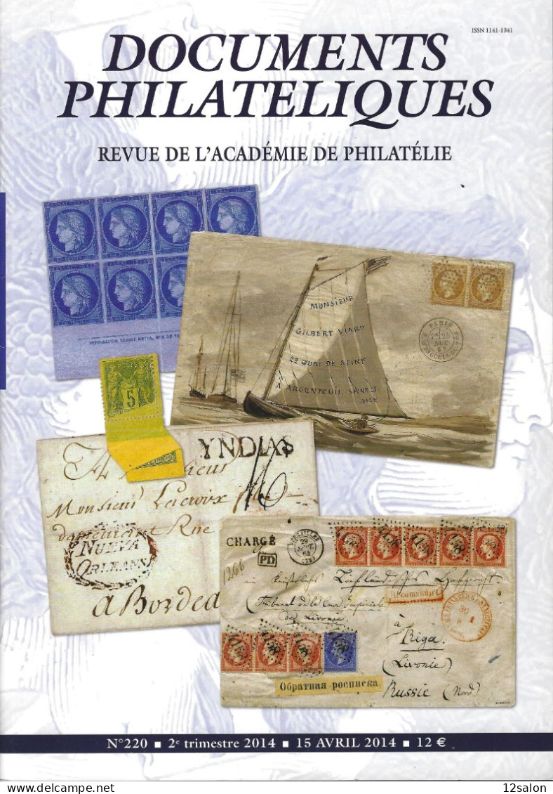 ACADEMIE DE PHILATELIE DOCUMENTS PHILATELIQUES N° 220 + Sommaire - Andere & Zonder Classificatie