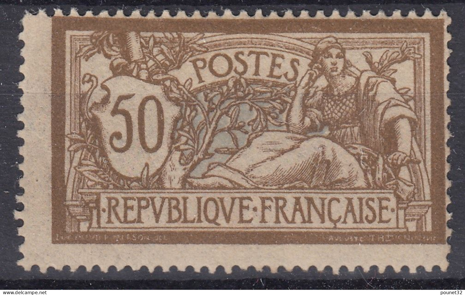 TIMBRE FRANCE MERSON N° 120 NEUF * GOMME LEGERE TRACE CHARNIERE - COTE 125 € - 1900-27 Merson