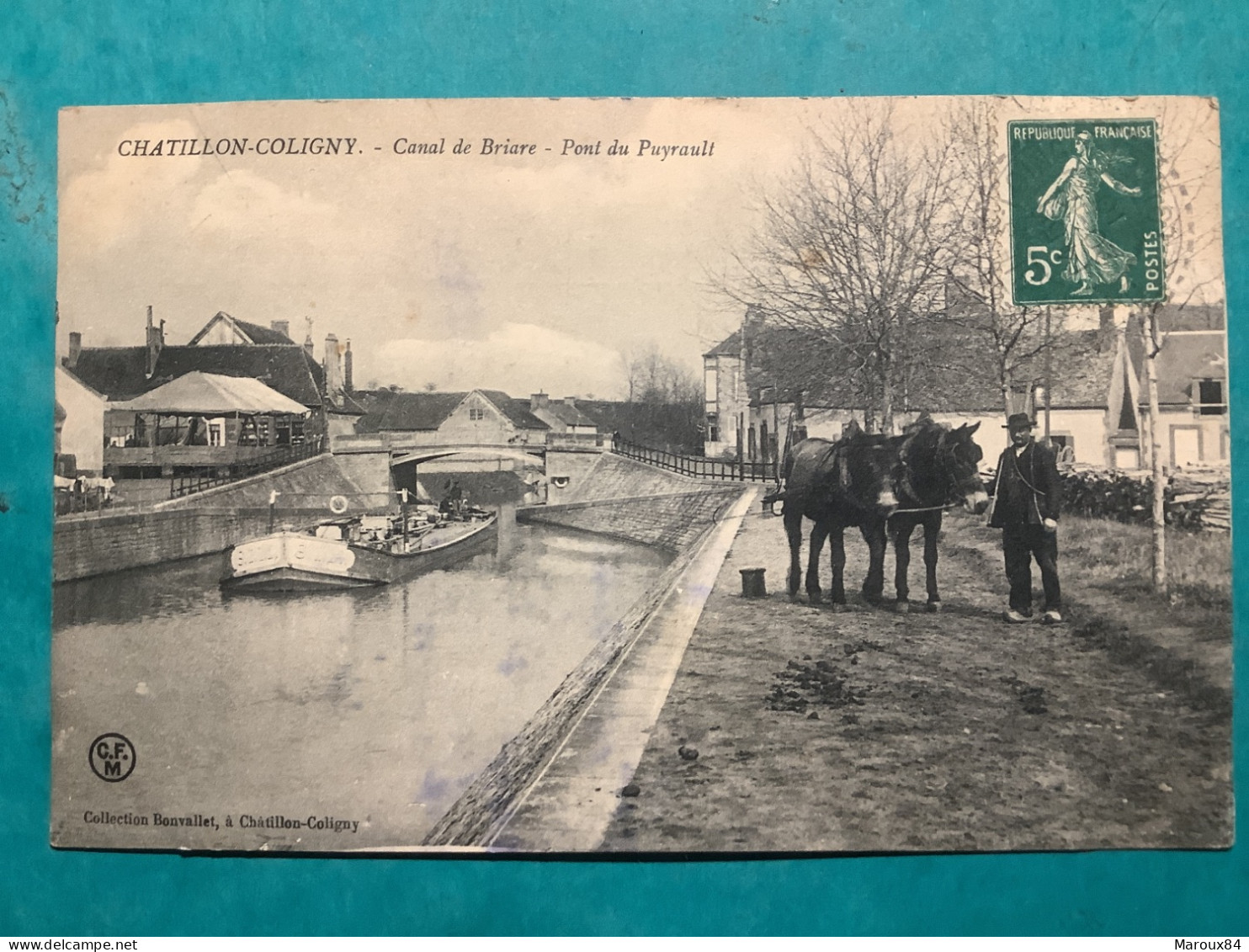 45/ Chatillon.coligny Canal De Briere Pont De Puyrault - Chatillon Coligny