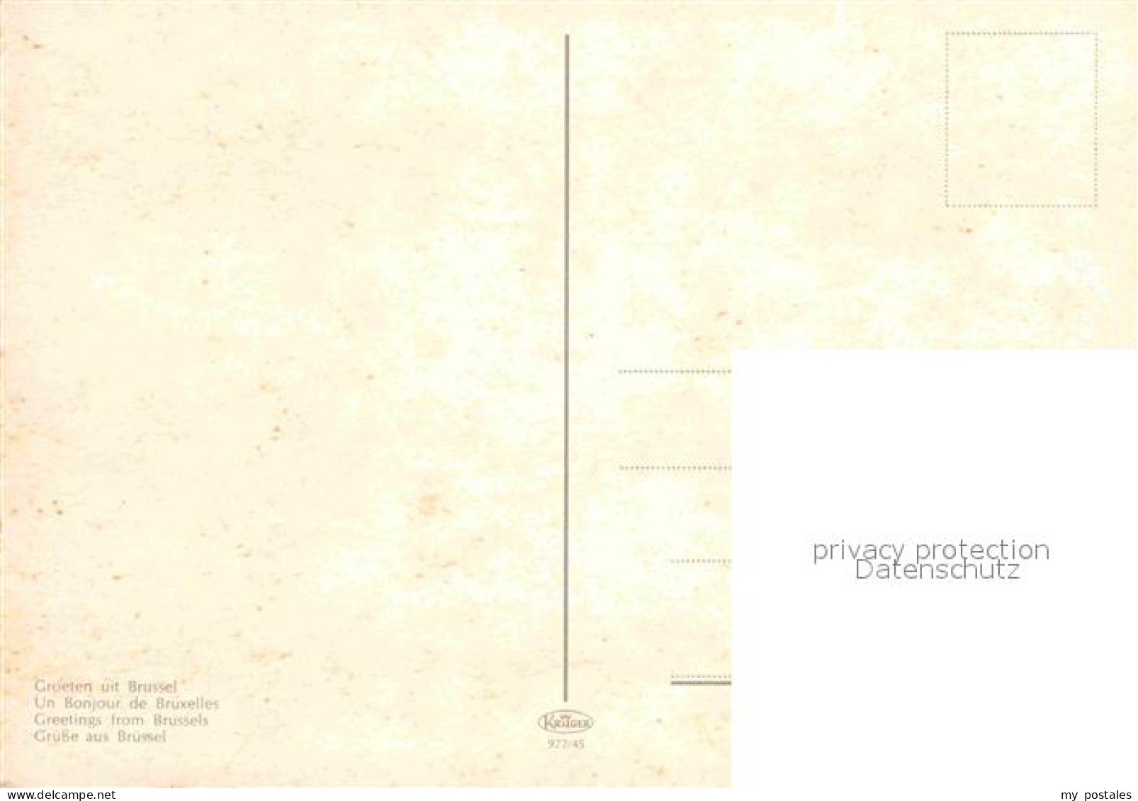 72771129 Bruessel Bruxelles Stadtkarte Mit Bauwerken Und Sehenswuerdigkeiten  - Laeken