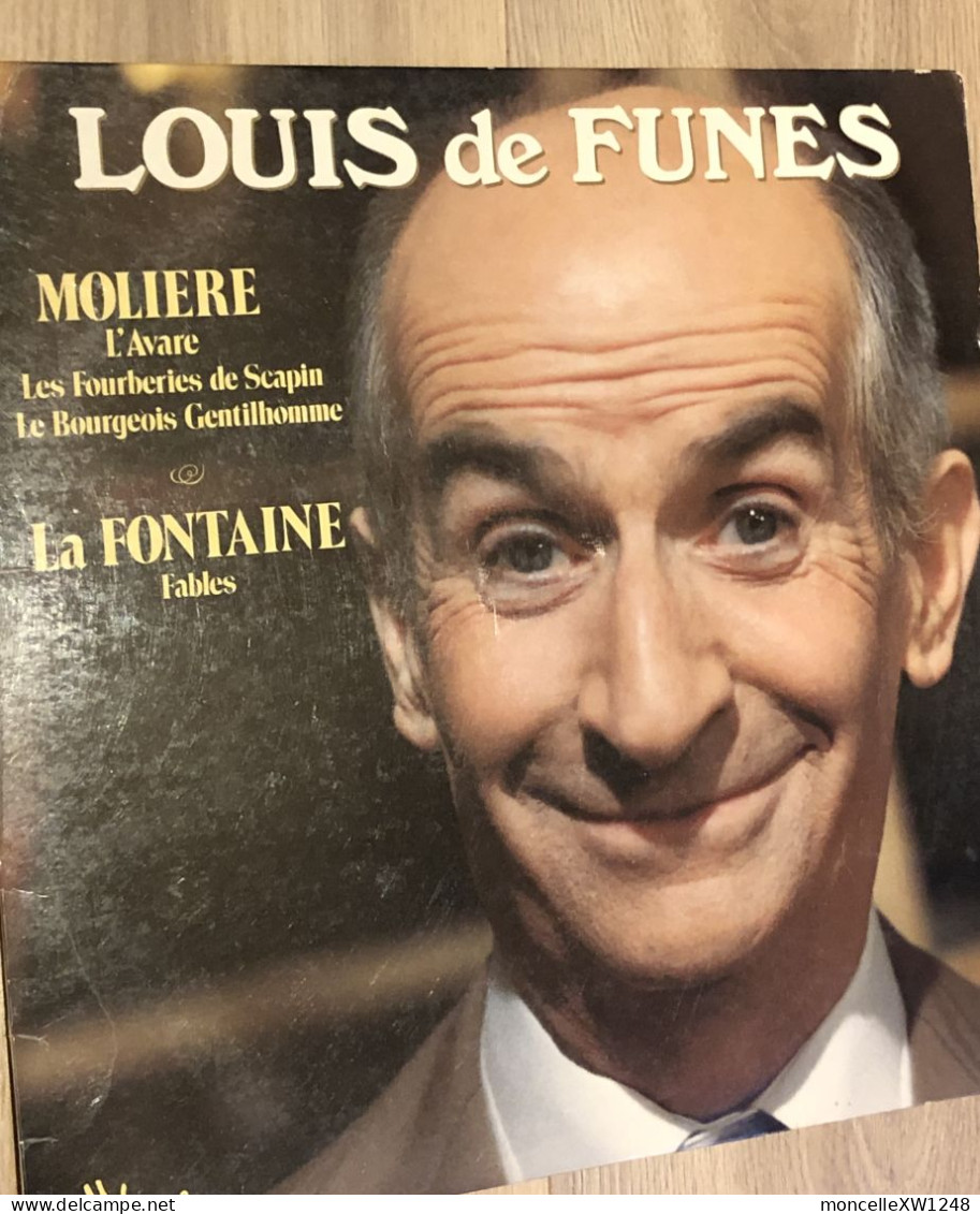 Louis De Funès - 33 T LP Molière La Fontaine (1980) - Home Decoration