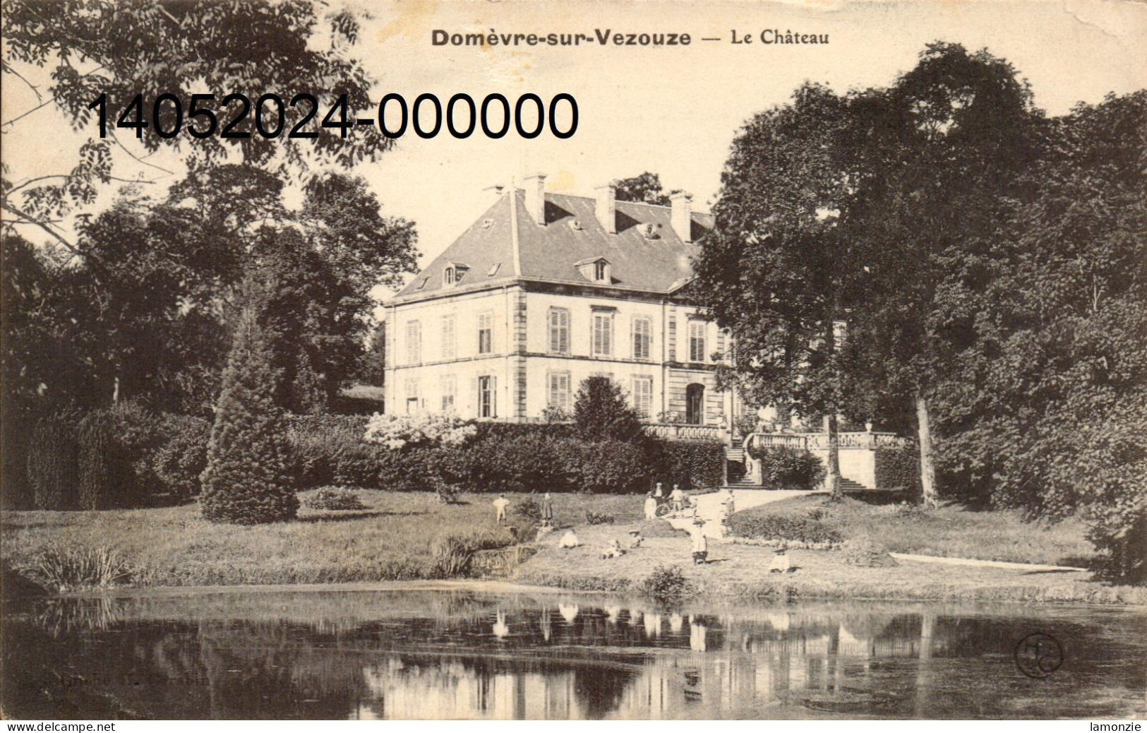 DOMÈVRE-sur-VÉZOUVE. Cpa   -  Le Château.    (scans Recto-verso) - Autres & Non Classés