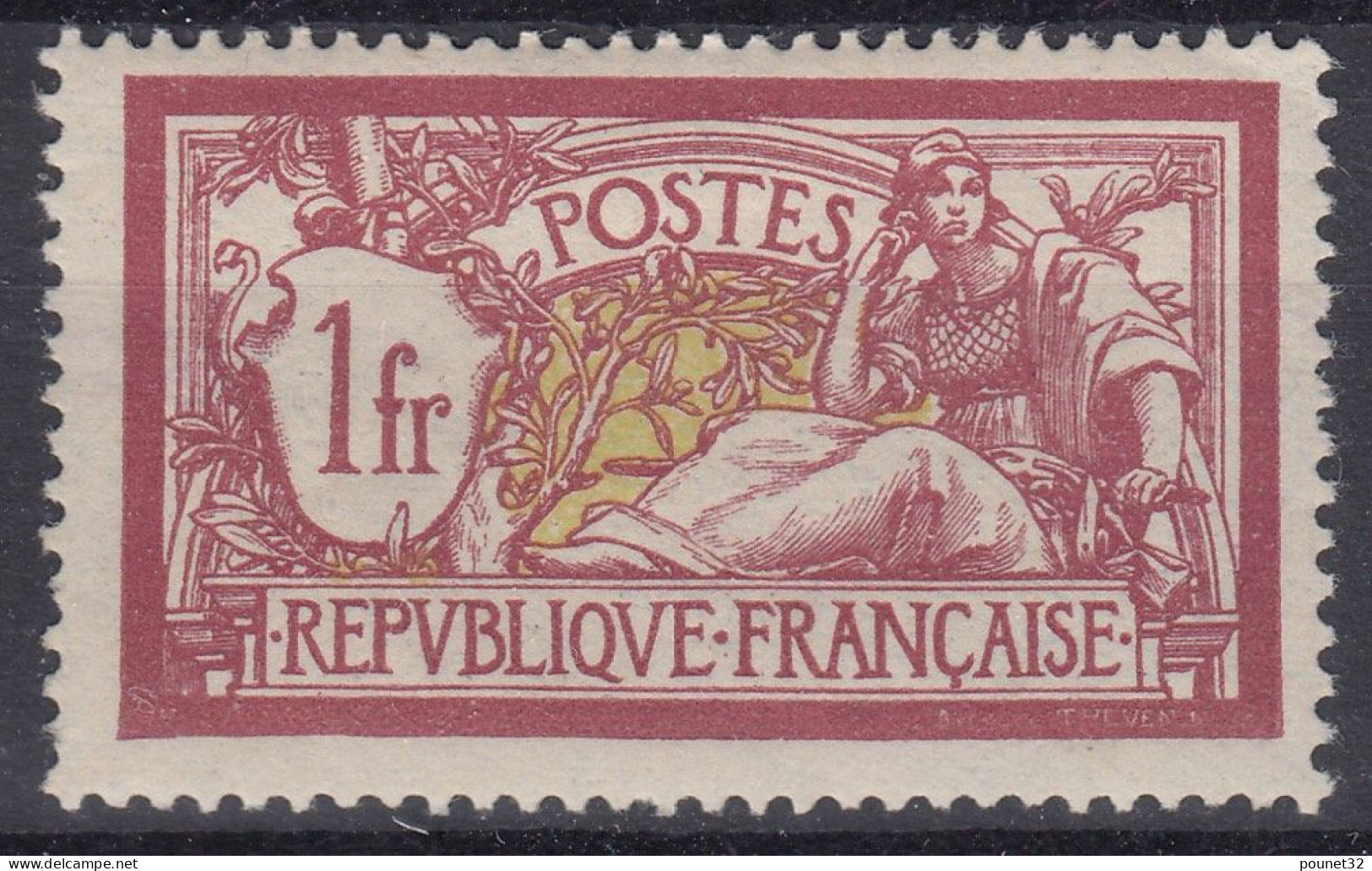 TIMBRE FRANCE MERSON N° 121 NEUF * GOMME AVEC CHARNIERE - TRES FRAIS - 1900-27 Merson