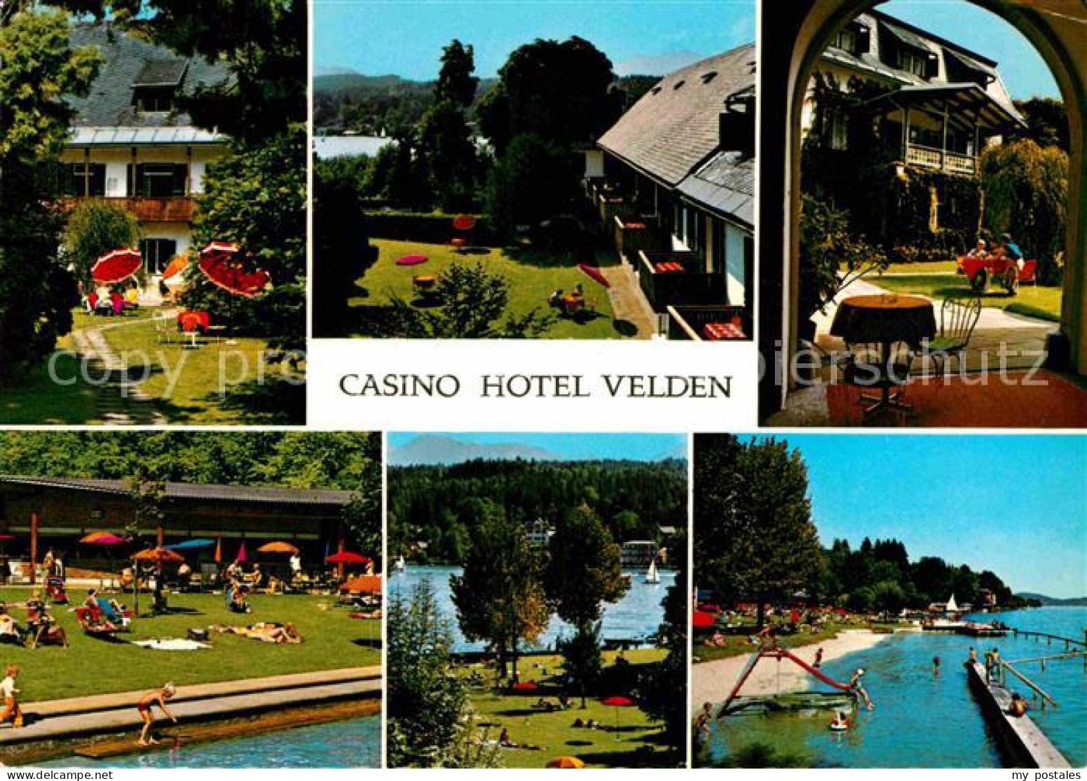 72770365 Velden Woerther See Casino Hotel Liegewiese Badestrand Velden Am Woerth - Altri & Non Classificati