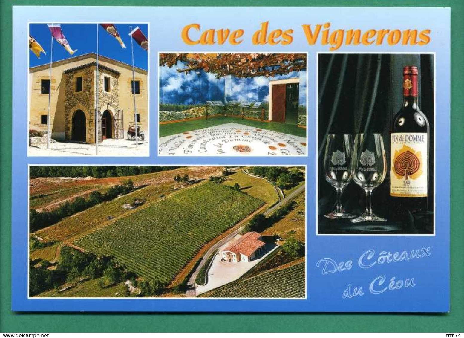 24 Florimont Gaumier ( 24250 ) Chai De Moncalou Cave Des Vignerons Du Céou ( Verres, Bouteille Vin De Domme, Multivues ) - Other & Unclassified