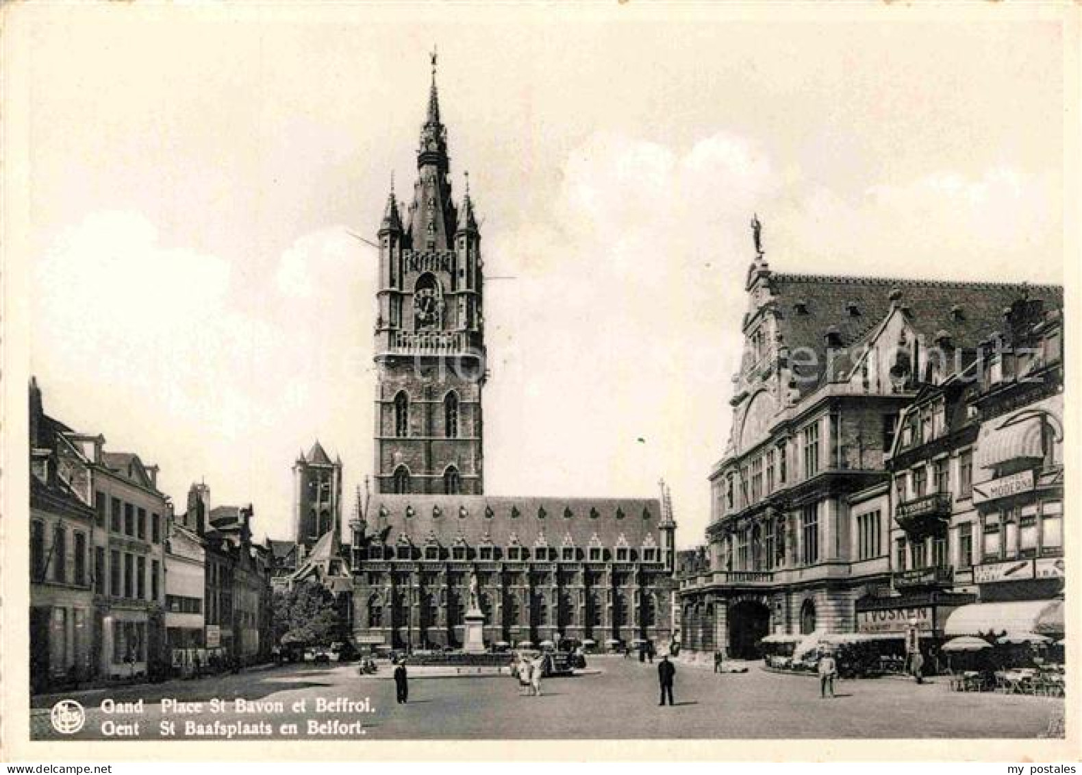 72770311 Gand Belgien Place St Bavon Et Beffroi Gent Flandern - Autres & Non Classés