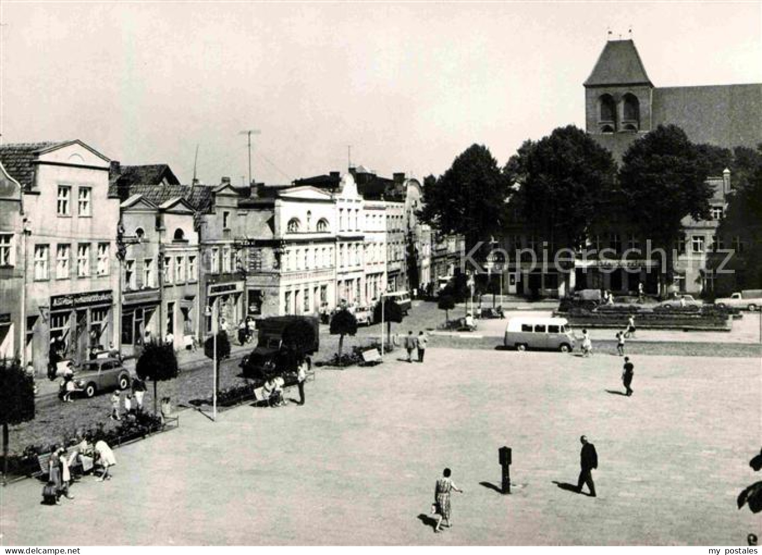 72770280 Puck Fragment Rynku Marktplatz Kirche Puck - Pologne