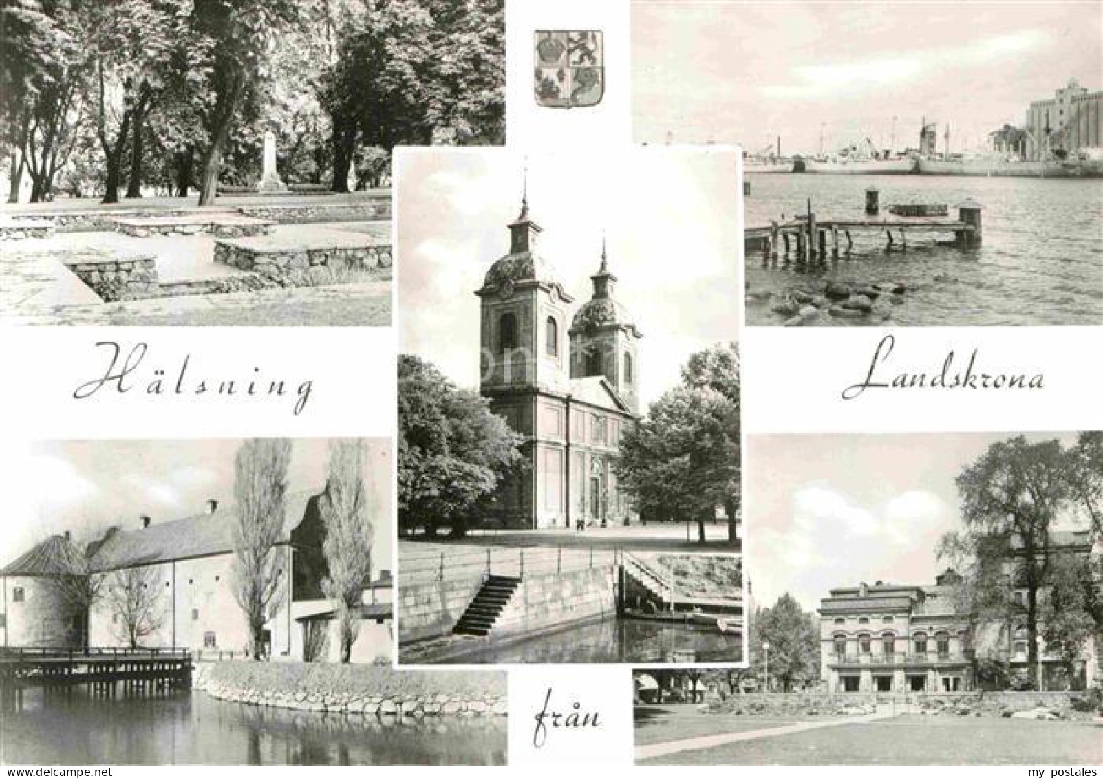 72770271 Landskrona Park Denkmal Schloss Kirche Hafen Landskrona - Suecia
