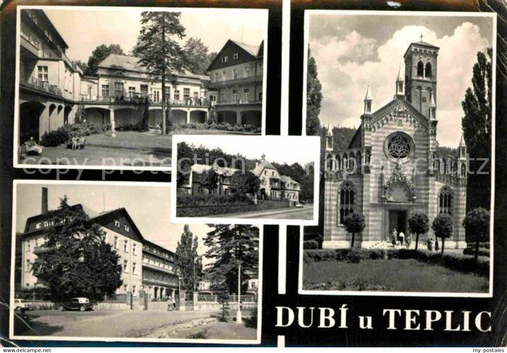72770255 Dubi Teilansichten Kirche Dubi - Czech Republic