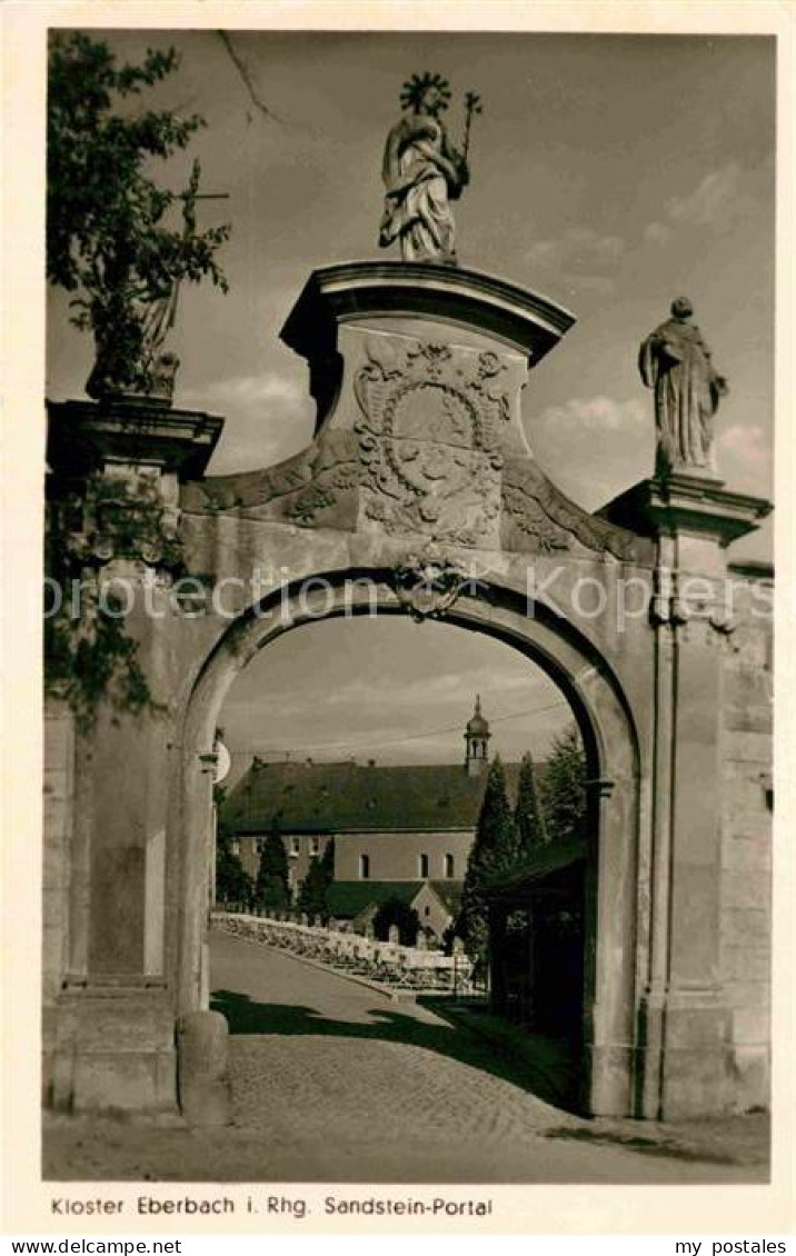 72770234 Eberbach Rheingau Kloster Sandsteinportal Eberbach Rheingau - Eltville