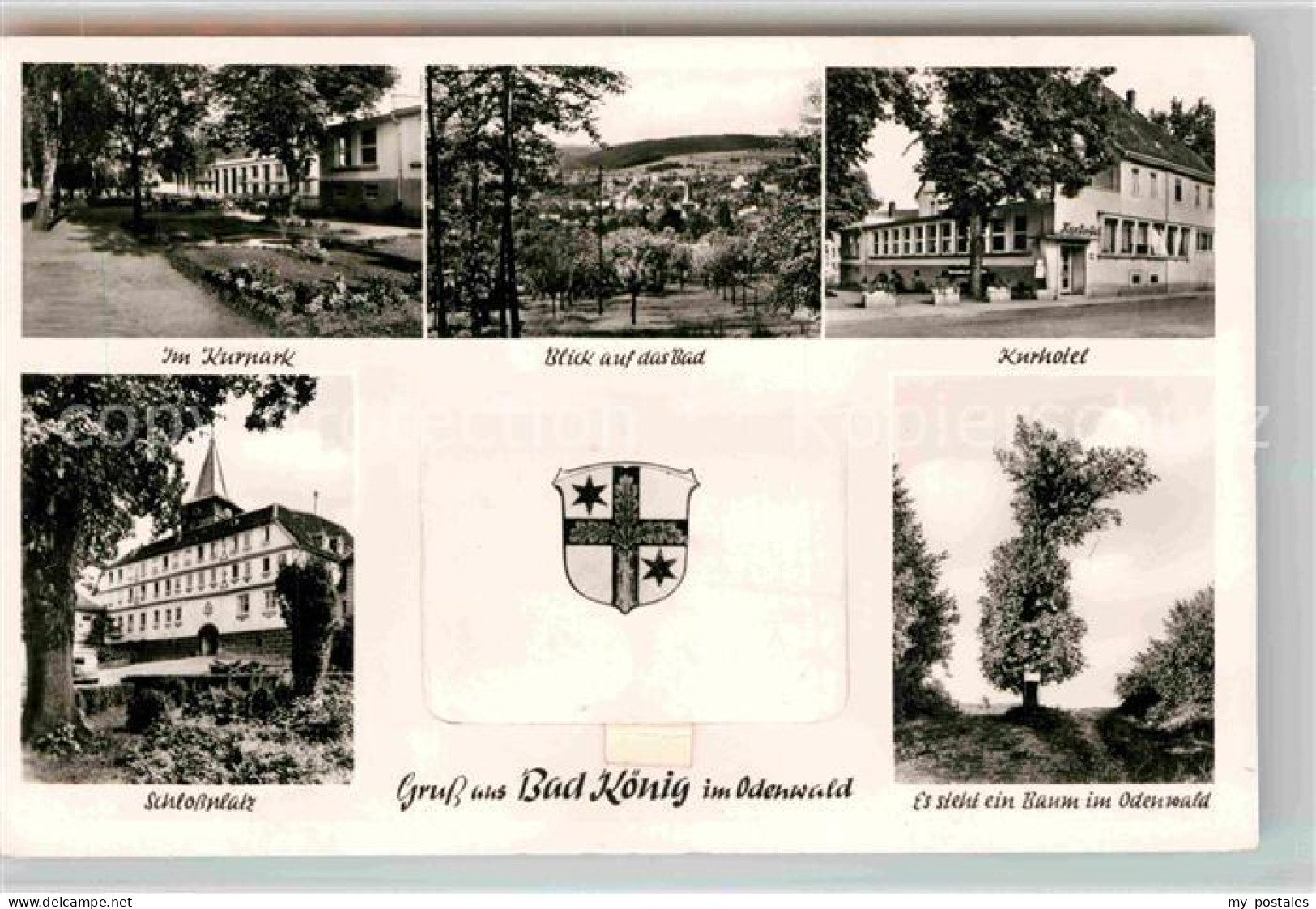 72770184 Bad Koenig Odenwald Kurhotel Kurpark Schlossplatz  Bad Koenig - Bad Koenig