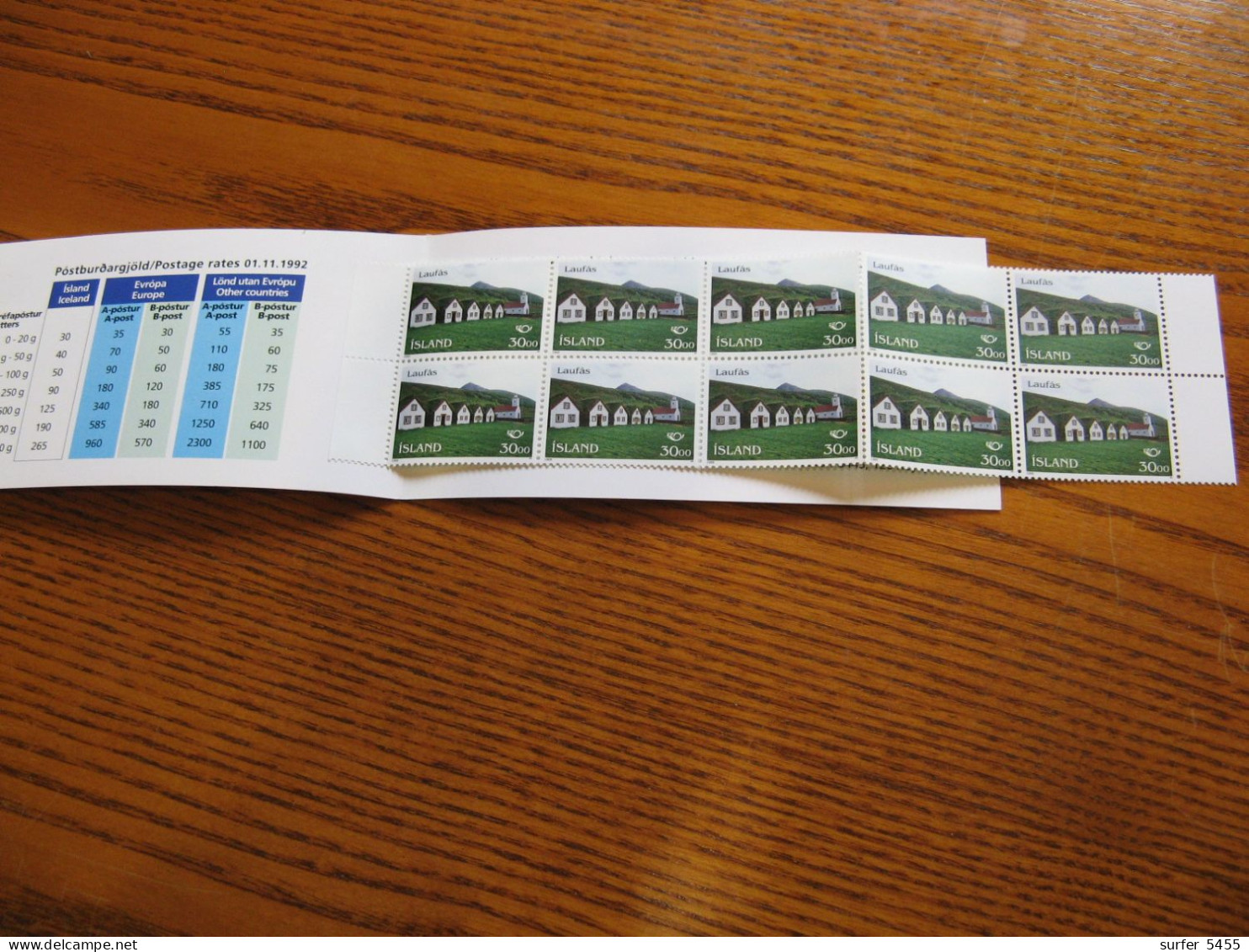 ISLANDE- CARNET N° 779  NEUF** LUXE - MNH - COTE YVERT 2012 : 12,50 EUROS - Unused Stamps