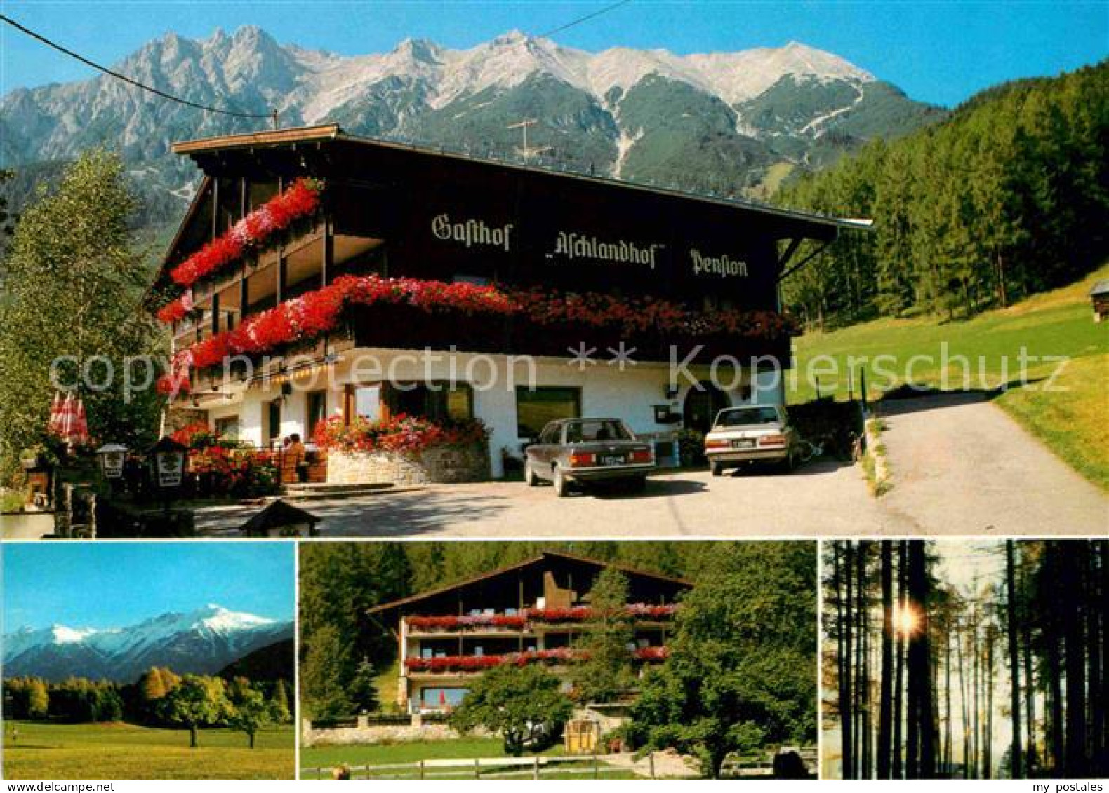 72770160 Obsteig Tirol Gasthof Pension Aschlandhof Obsteig - Autres & Non Classés