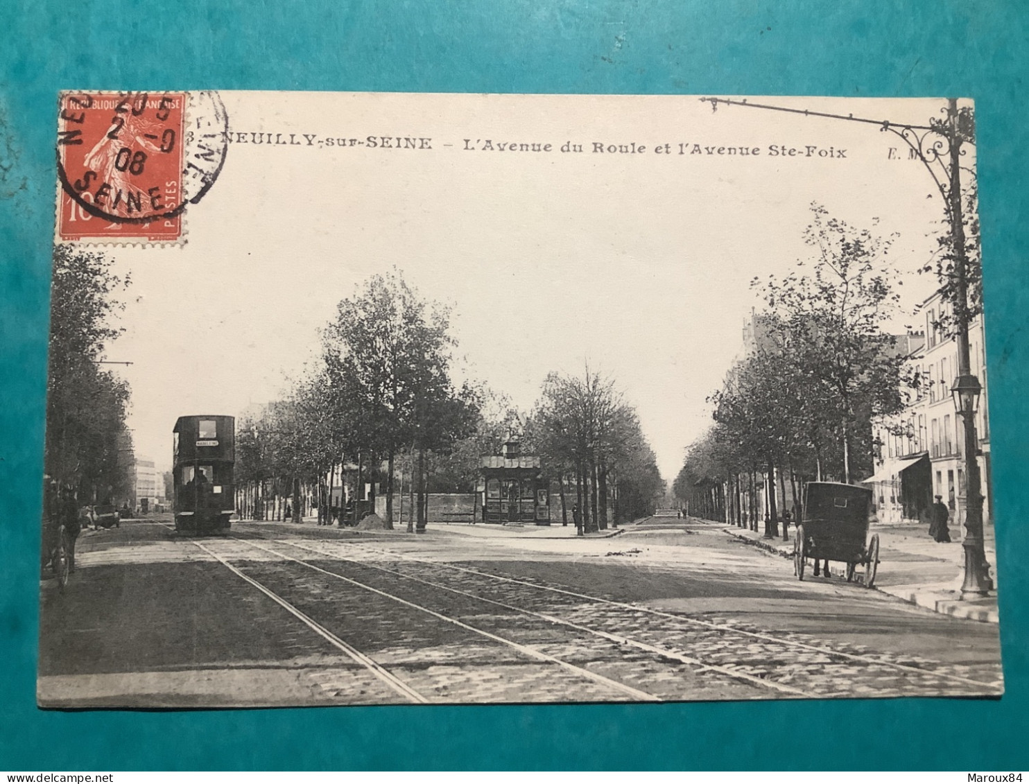 92 / Neuilly Sur Seine L’avenue Du Roule Et L’avenue Ste Foix - Neuilly Sur Seine