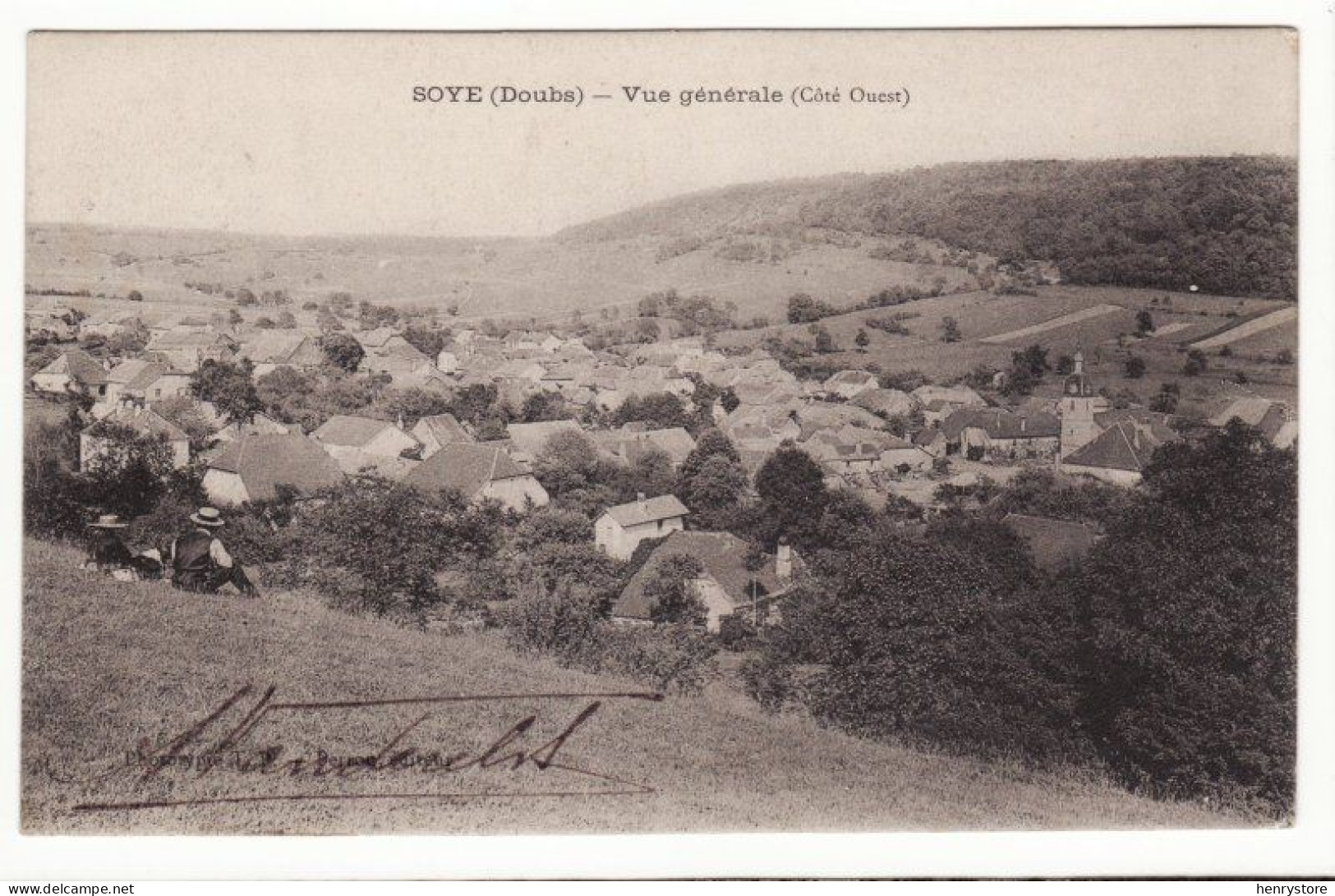 SOYE : Vue Générale, Côté Ouest, 1906 (F7955) - Autres & Non Classés