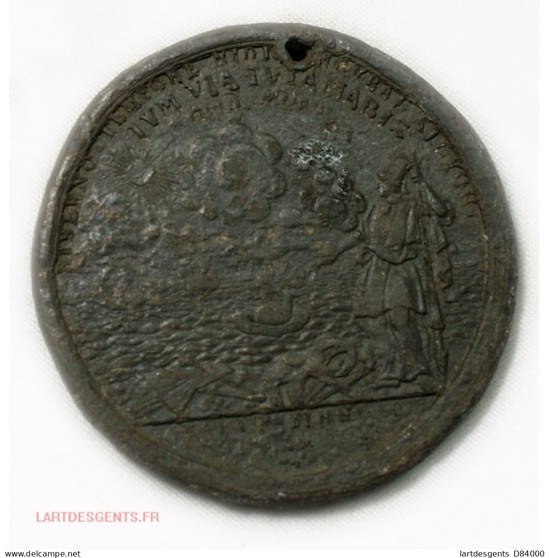 Médaille RUSSIE Pierre Ier Le Grand étain à Identifier - Monarchia / Nobiltà