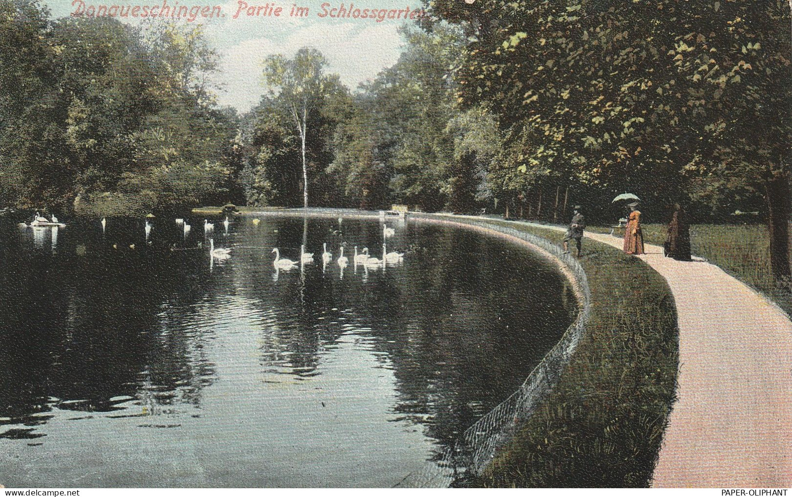 7710 DONAUESCHINGEN, Schlossgarten, 1906 - Donaueschingen