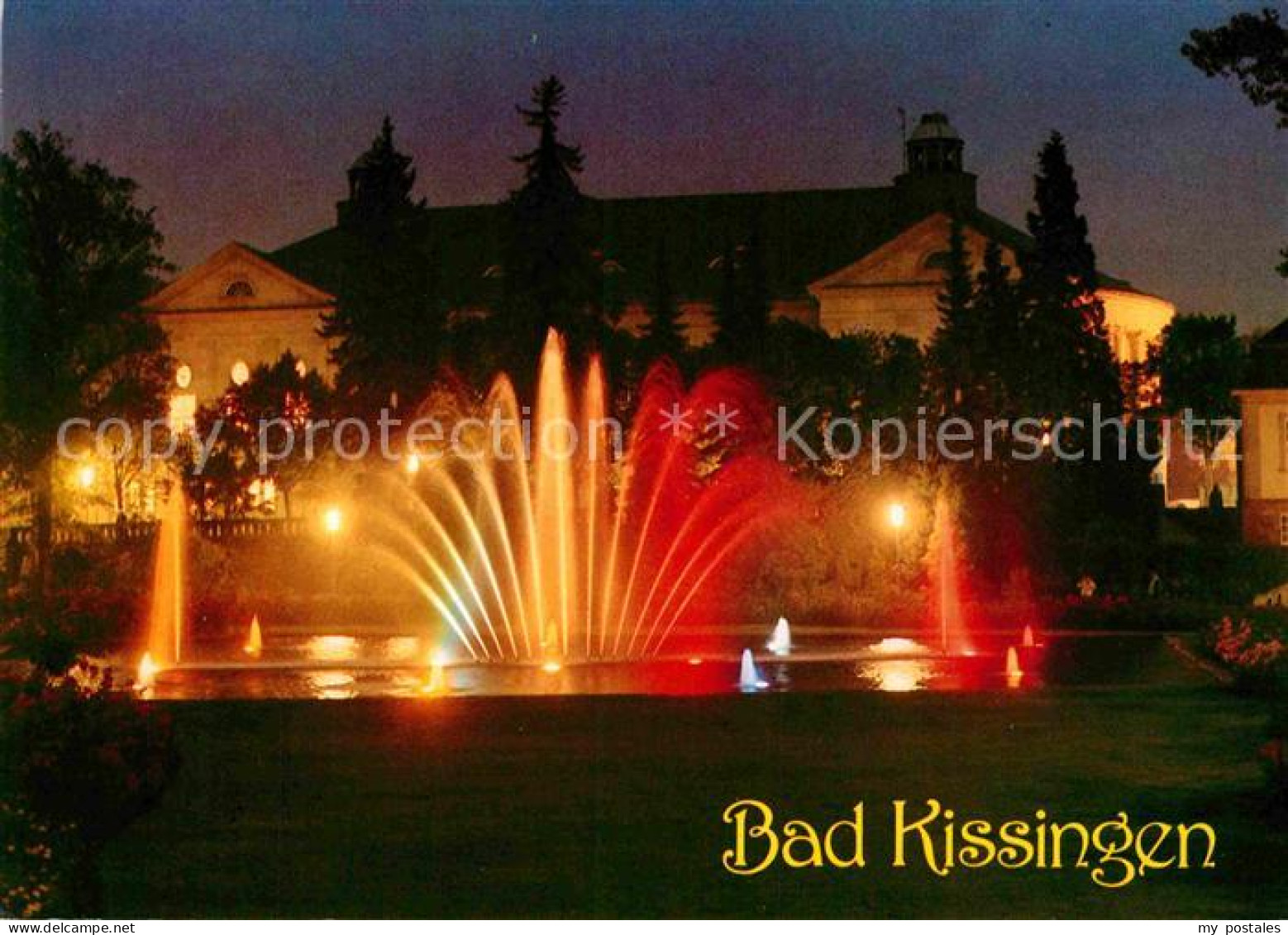 72770043 Bad Kissingen Rosengarten Regentenbau Bad Kissingen - Bad Kissingen