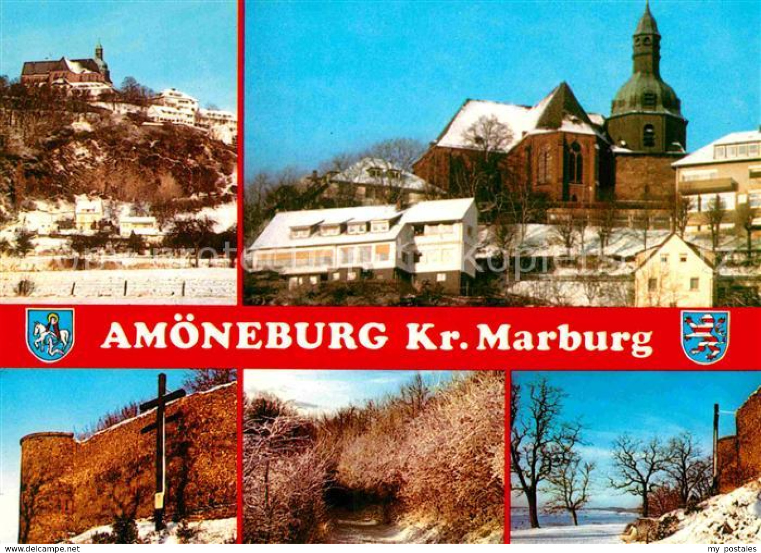 72770022 Amoeneburg Burg Kreuz Teilansicht  Amoeneburg - Autres & Non Classés