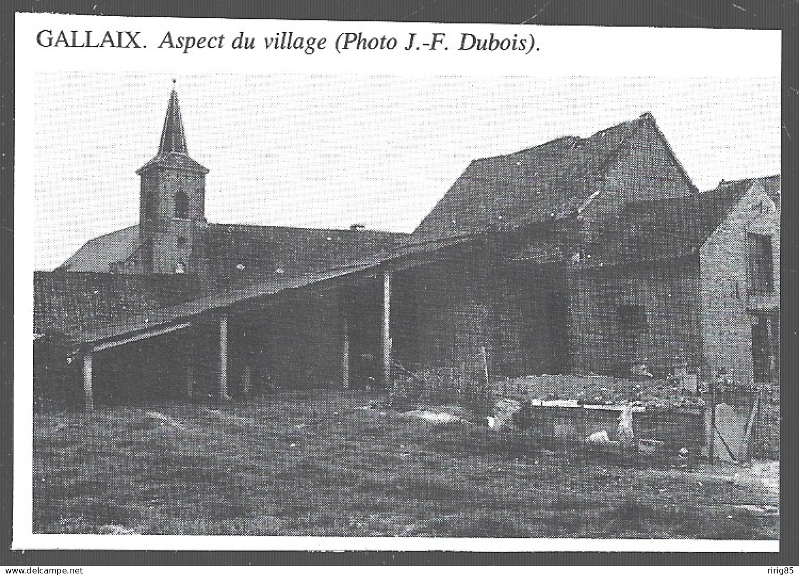 1980  --  BELGIQUE . GALLAIX . ASPECT DU VILLAGE . 4B138 - Non Classés