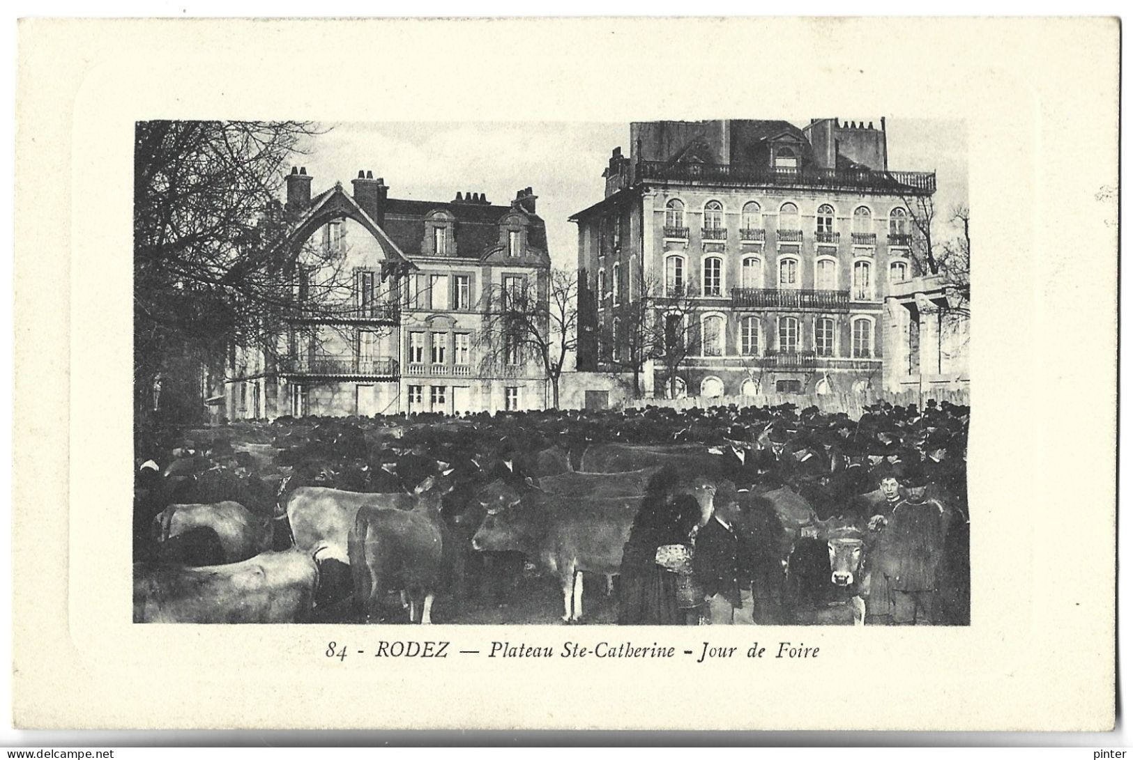 RODEZ - Place Ste Catherine - Jour De Foire - Rodez