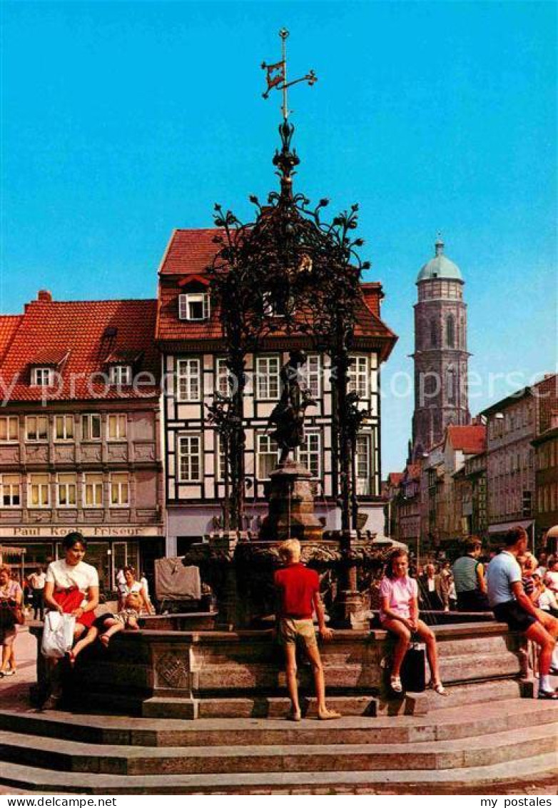 72769963 Goettingen Niedersachsen Marktbrunnen Gaenseliesel Goettingen - Goettingen