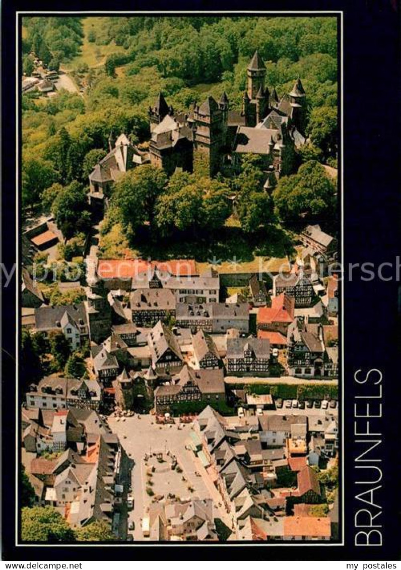 72769920 Braunfels Fliegeraufnahme Marktplatz Schloss Braunfels - Other & Unclassified