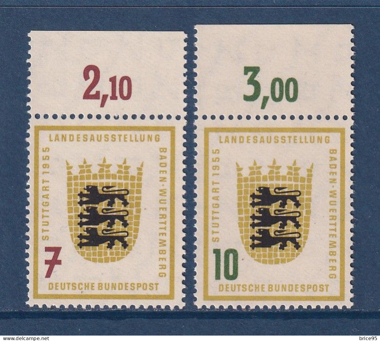 Allemagne Fédérale - YT N° 89 Et 90 ** - Neuf Sans Charnière - 1955 - Ongebruikt