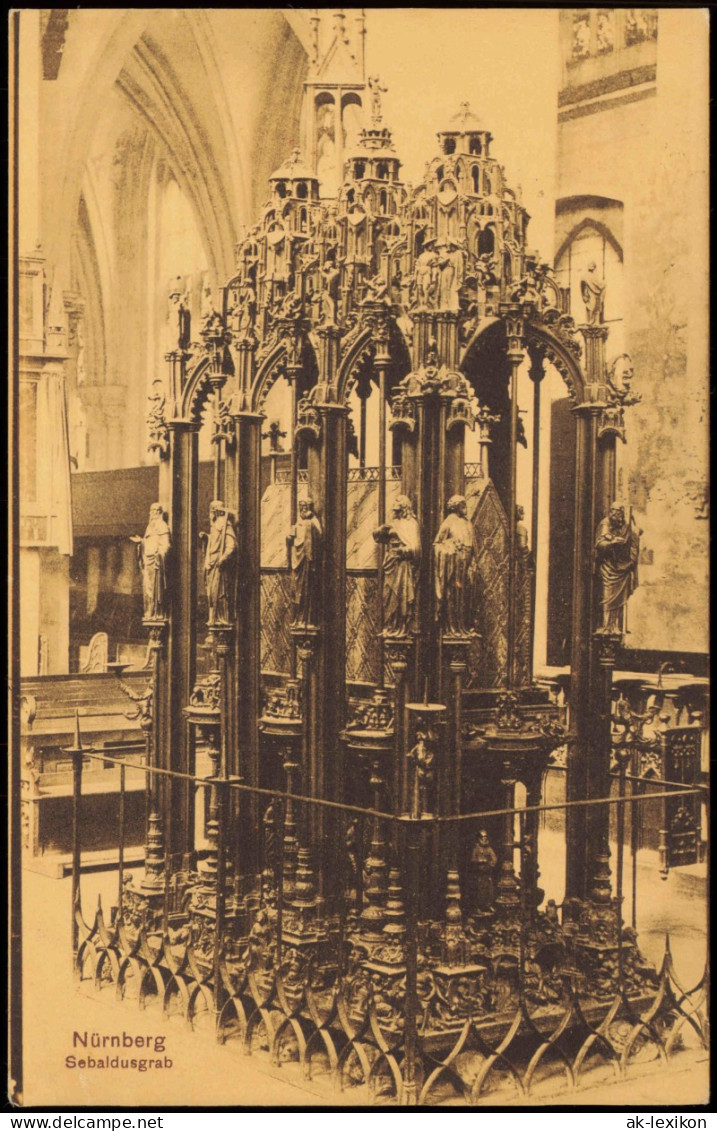Ansichtskarte Nürnberg Sebaldusgrab Sebalduskirche/St. Sebald 1906 - Nürnberg