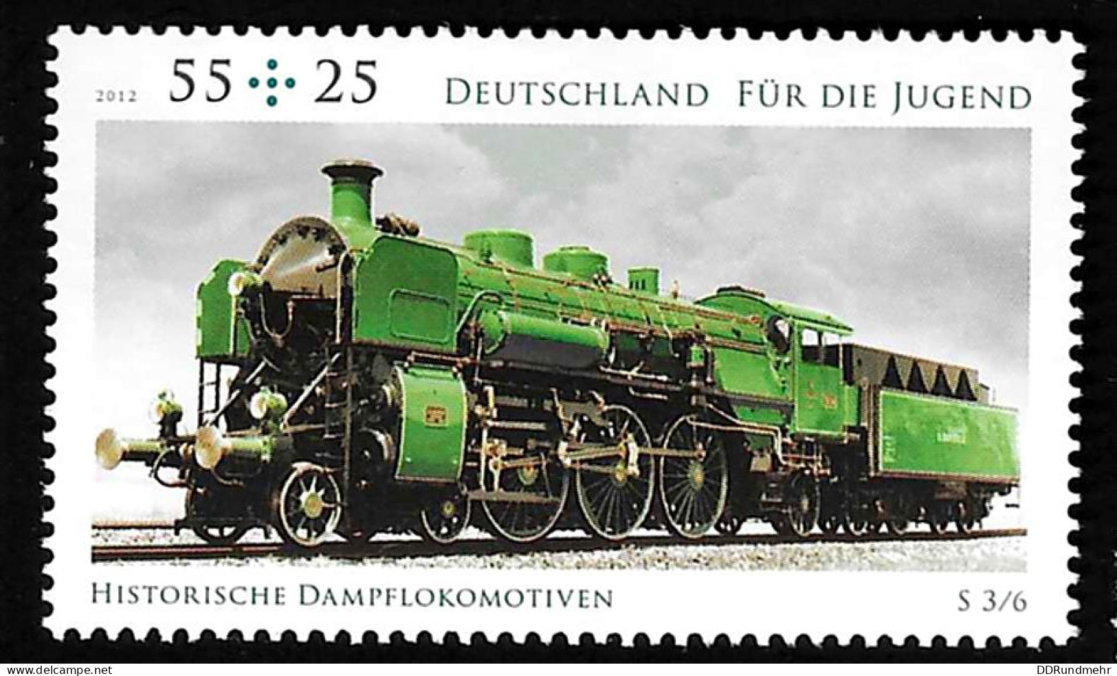 2012 Locomotive Michel DE 2946 Stamp Number DE B1066 Yvert Et Tellier DE 2773 Stanley Gibbons DE 37951 Xx MNH - Ungebraucht