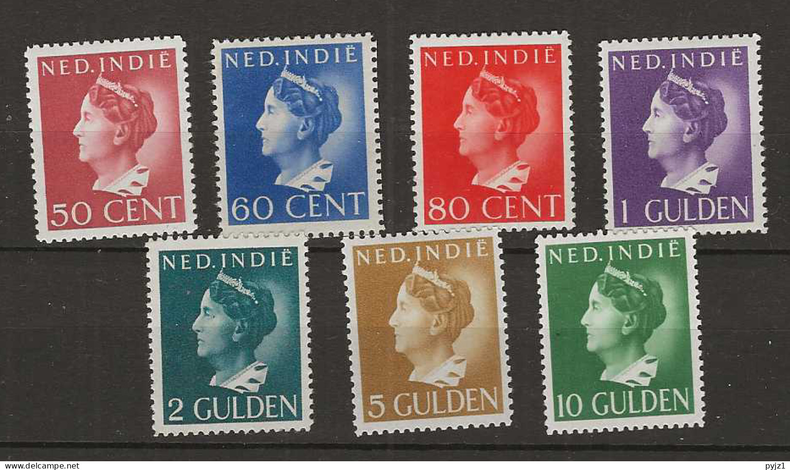 1941 MH Nederlands Indië NVPH 282-88 - Indes Néerlandaises