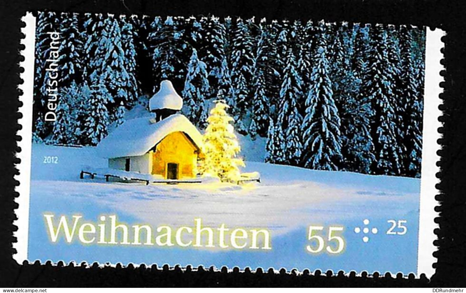 2012 Weihnachten  Michel DE 2961 Stamp Number DE B1069 Yvert Et Tellier DE 2788 Stanley Gibbons DE 3812 Xx MNH - Ongebruikt