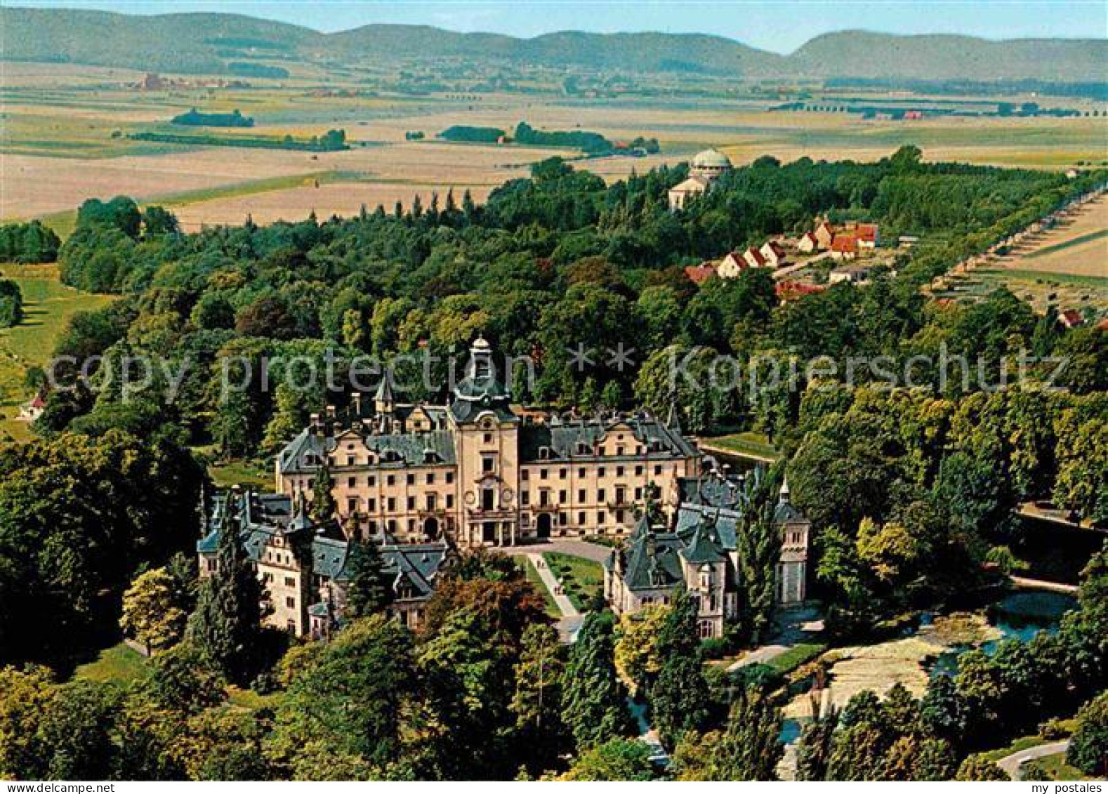 72769286 Bueckeburg Schloss Mausoleum Wesergebirge Fliegeraufnahme Bueckeburg - Bückeburg