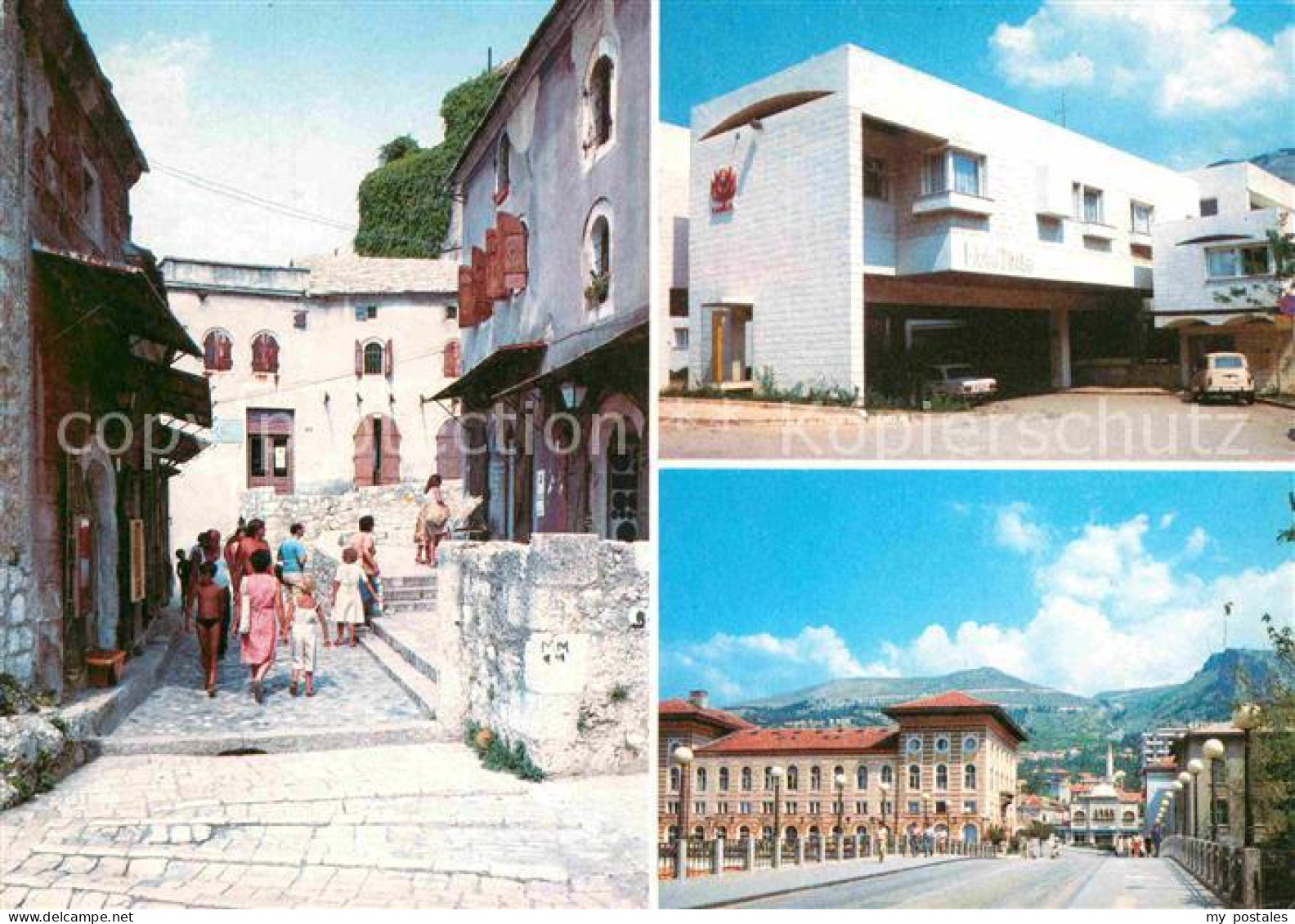 72769271 Mostar Moctap Gasse Hotel Strassenpartie  - Bosnien-Herzegowina