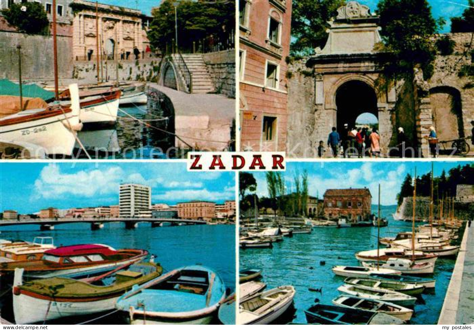 72769256 Zadar Zadra Zara Hafen Tor Bruecke Croatia - Croatie