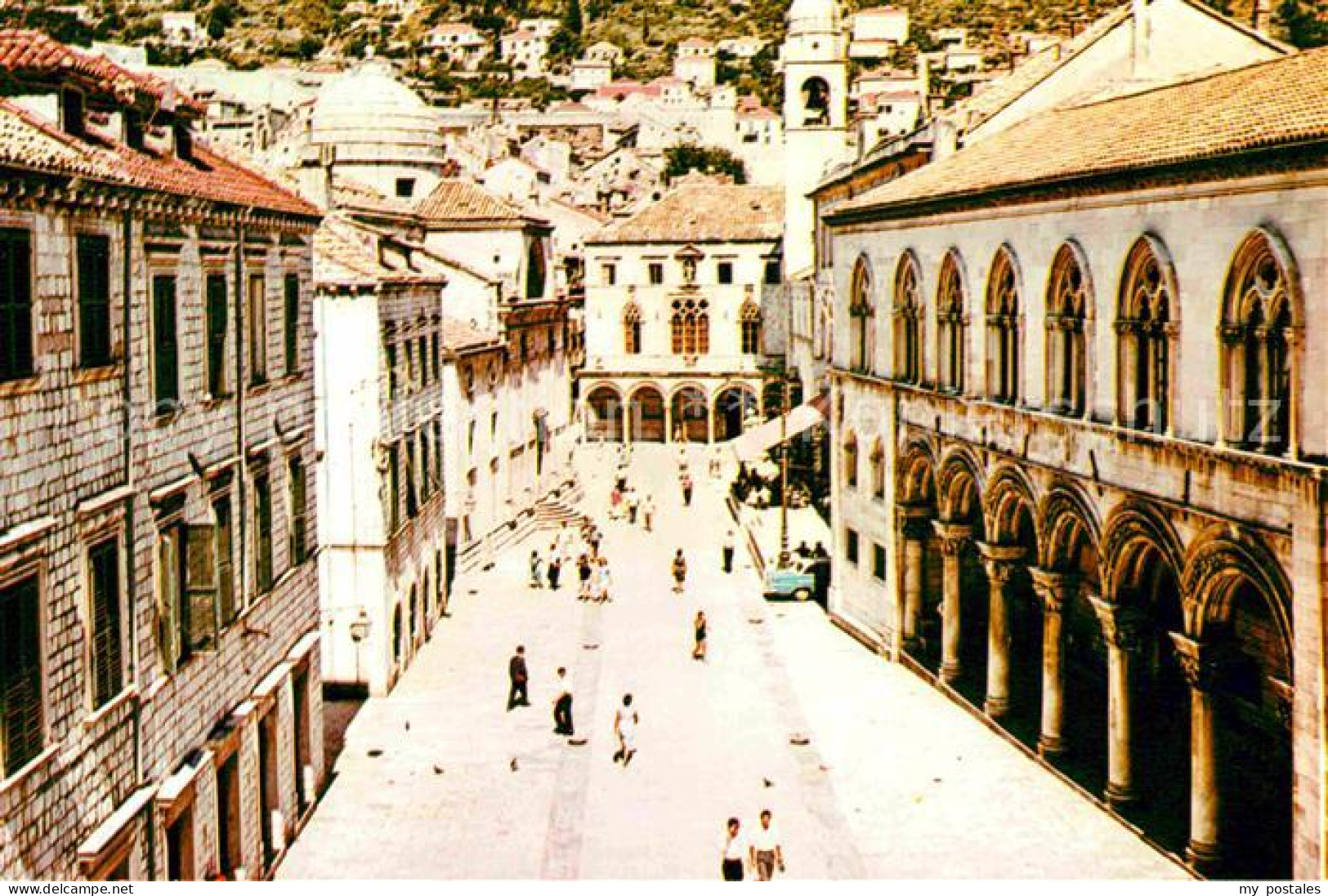 72769240 Dubrovnik Ragusa Altstadt Arkaden Croatia - Croacia