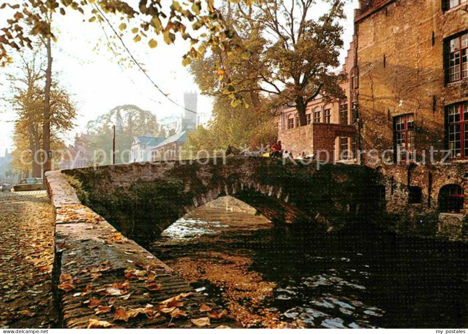 72769180 Brugge Groene Rei Meelbrug Quai Vert Herbststimmung  - Brugge