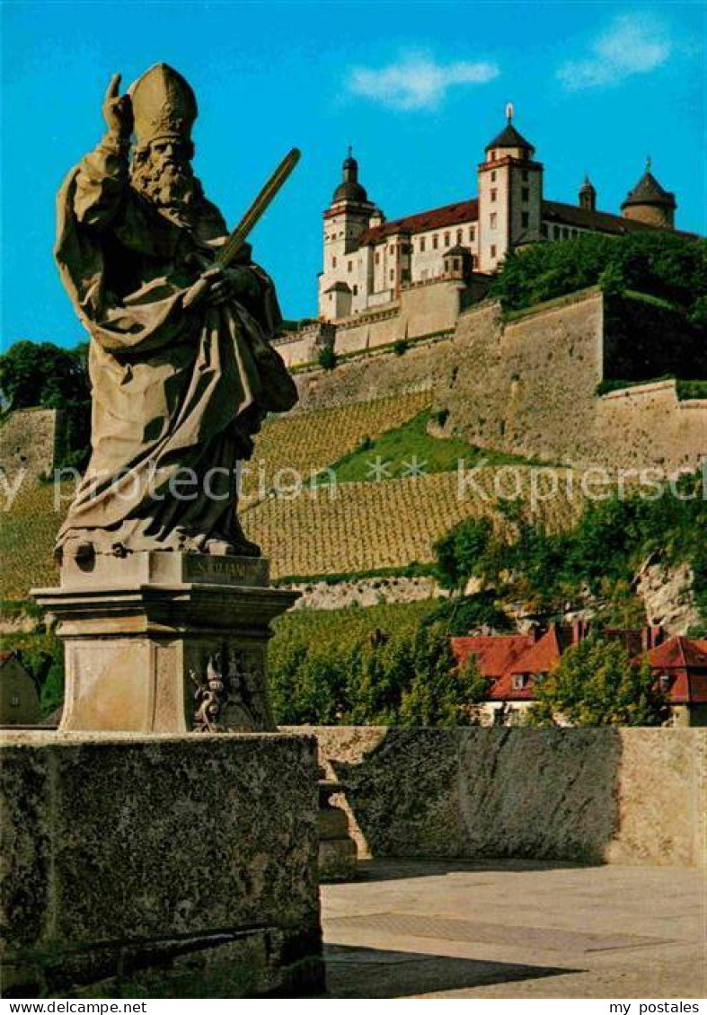 72769167 Wuerzburg St Kilianus Statue Festung Marienberg Wuerzburg - Wuerzburg