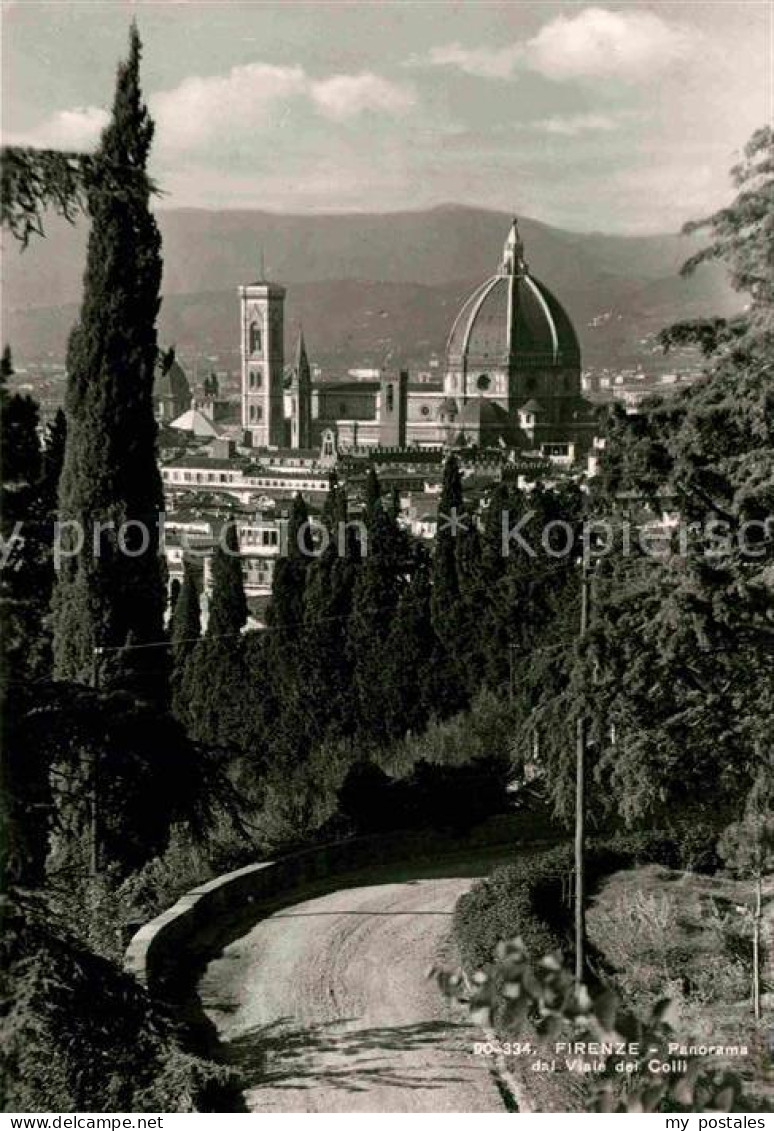 72769118 Firenze Florenz Panorama Dal Viale Del Colli Cattedrale  - Autres & Non Classés