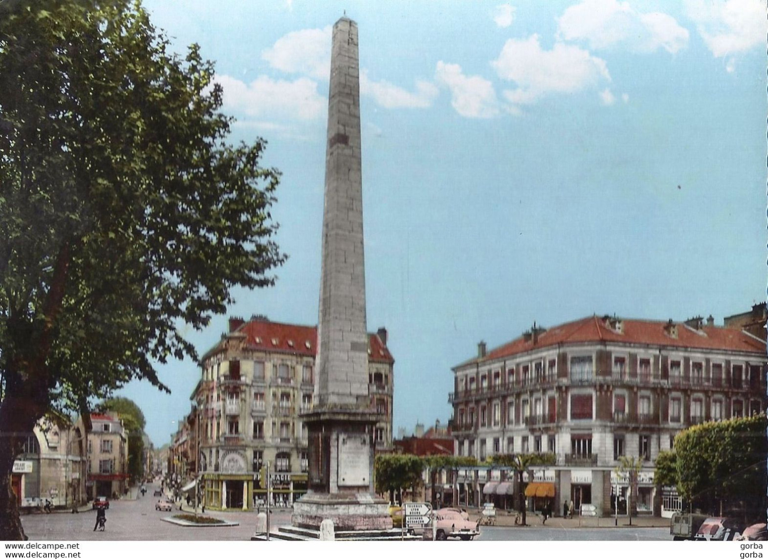 *CPSM - 71- CHALON SUR SAÔNE - Place De L'obelisque - Chalon Sur Saone