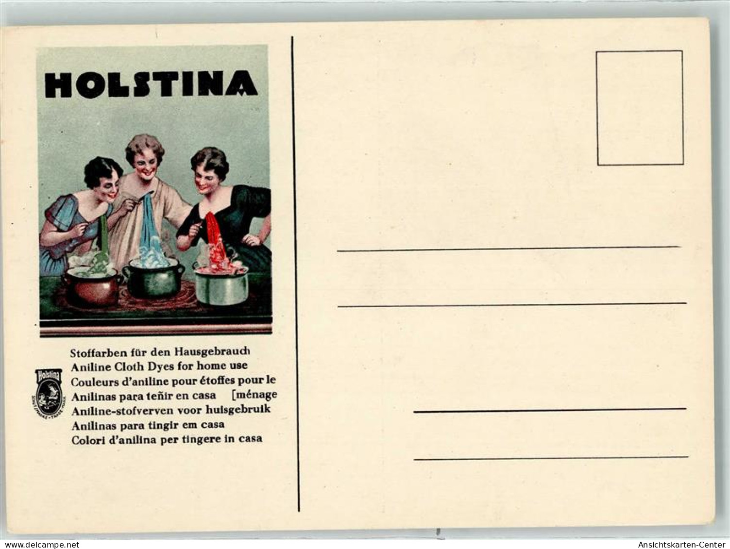 39190909 - Hostina Stoffarben AK - Werbepostkarten