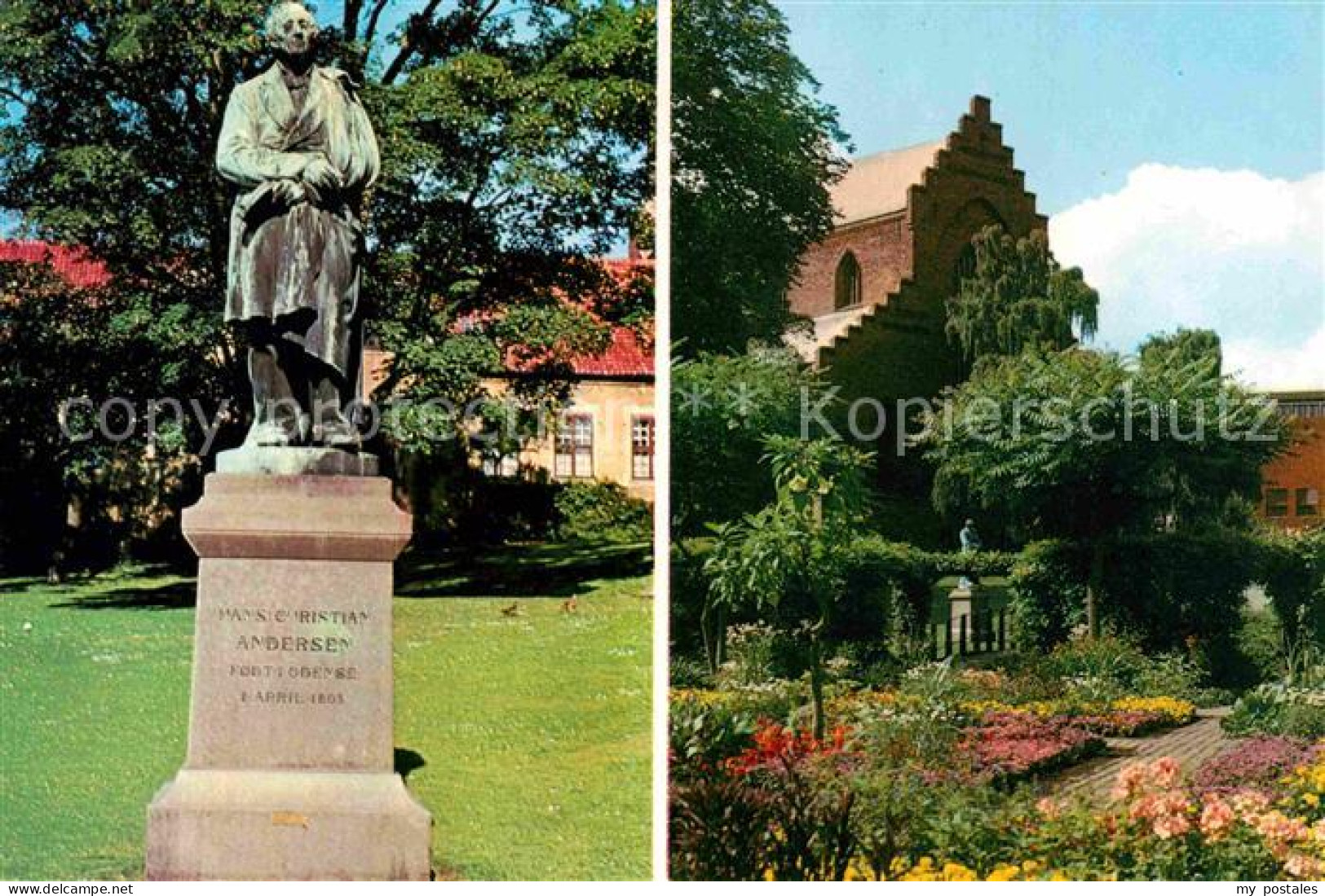 72769046 Odense Andersen Denkmal Statue Garten Odense - Denmark