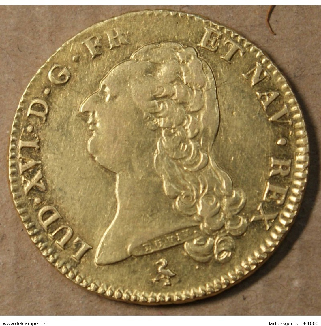 ROYALE FR - Louis XVI Double écu D'or 1786 A Superbe, Lartdesgents.fr - 1774-1791 Lodewijjk XVI