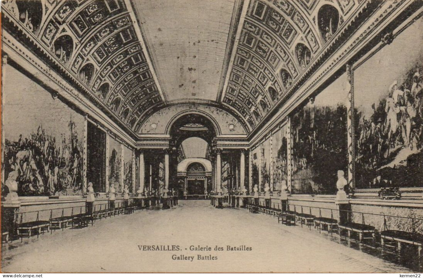 CPA 78 VERSAILLES Galerie Des Batailles - Versailles (Schloß)