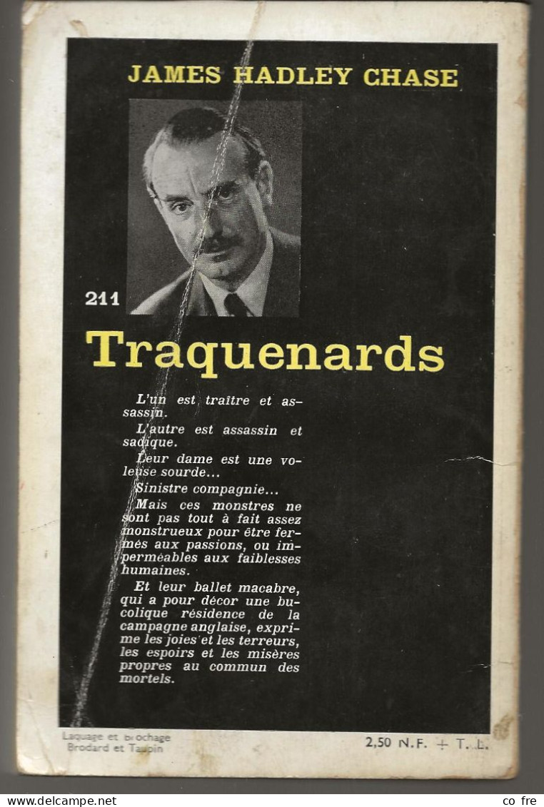 SÉRIE NOIRE N°211 "Traquenards" De James Hadley Chase (voir Description) - Série Noire