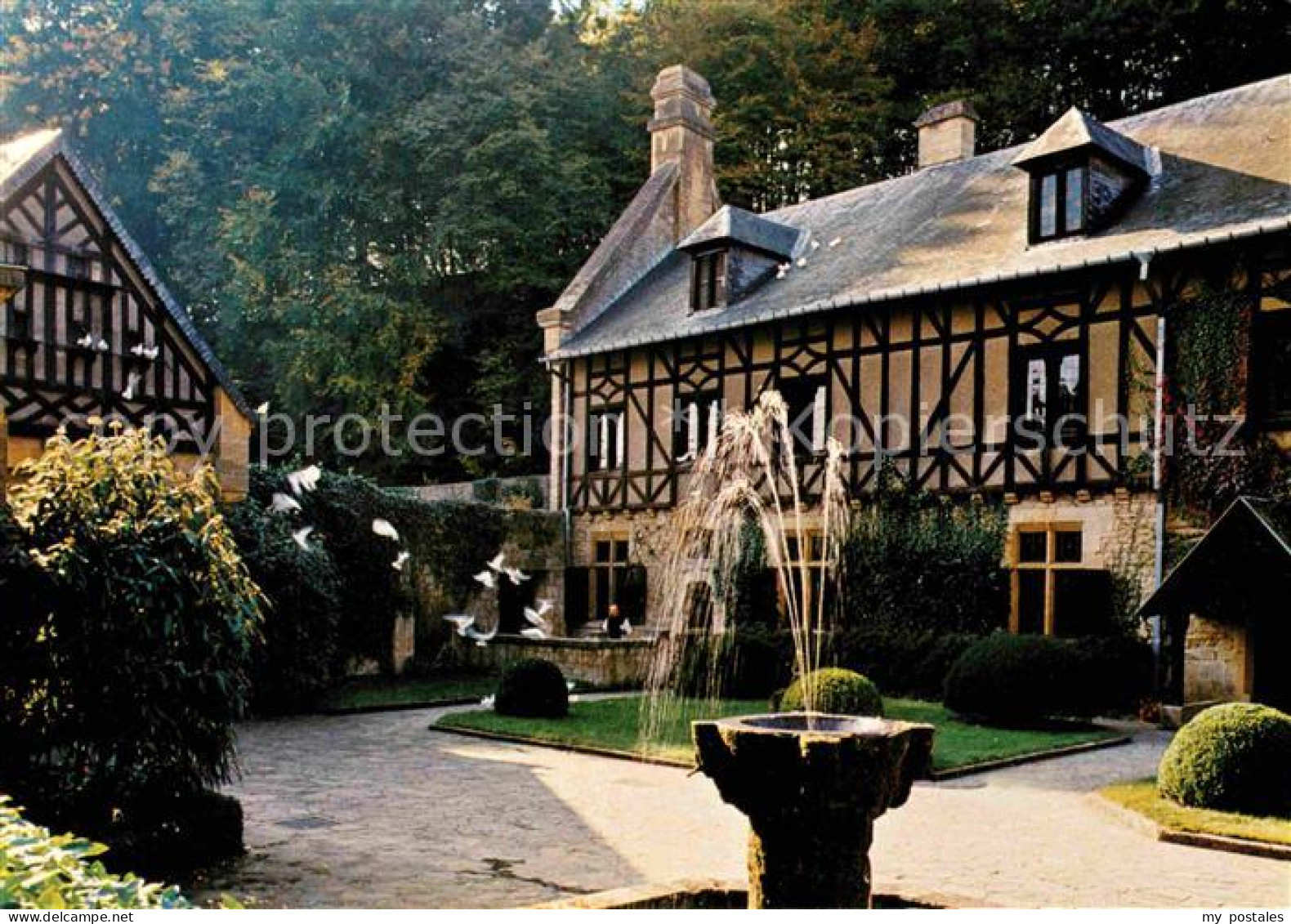 72768907 Orval Liege Abbaye Notre Dame Cour D Entree Orval Liege - Sonstige & Ohne Zuordnung