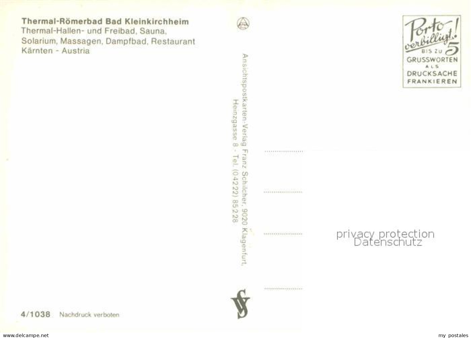 72767994 Bad Kleinkirchheim Kaernten Thermal Roemerbad Thermal Hallen Und Freiba - Autres & Non Classés